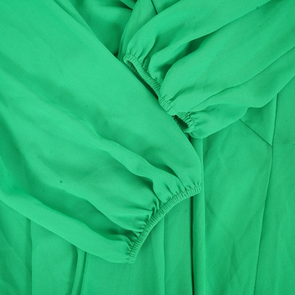 NWT Gorgeous $145 Lauren Ralph Lauren Green Light Long Sleeve Dress Size 10 - Picture 4 of 8